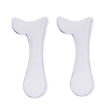 Maxbell 2 Pieces Arch Insoles Self Adhesive Universal Multifunction Gel Arch Support Clear L