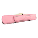 Maxbell Pool Cue Case for 1/2 Billiard Stick with Handle Scratch Resistant Protector Pink