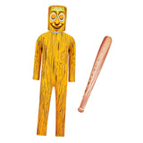 Halloween Costume Set Men Women with Mask for Masquerade Birthday Stage Show 110cm