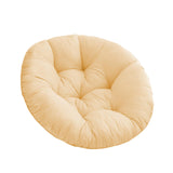 Maxbell Hanging Egg Chair Cushion Round Soft Floor Pillow for Living Room Home Porch Beige