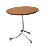 Maxbell Small End Table Ornament Multifunction Bedside Table for Office Dorm Bedroom brown