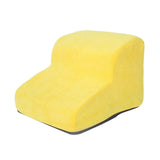 Maxbell Dog Stairs Pet Steps Non Slip Compact Comfortable Soft for High Bed Climbing 2 step yellow