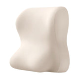 Maxbell Lumbar Back Support Cushion Face Down Pillow for Beds Household Office Chair White