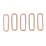 Maxbell 5 Piece Stainless Steel Rings Nylon Strap Watchband Buckle Rose Gold 20mm - Aladdin Shoppers