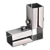 Maxbell Square Tubing Connector for 25mmx25mm Square Pipe