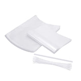 Maxbell 100 Pieces Transparent Poultry Shrink Bags Multipurpose Waterproof 40.5x25cm