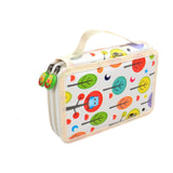 Maxbell Maxbell 32 Slots Colored Pencil Case Pen Pencil Bag for Artist Cosmetic Brushes Home white