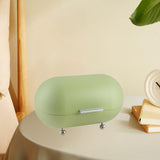 Maxbell Metal Bread Box Countertop Pastry Kitchen Storage for Home Countertop Donuts green
