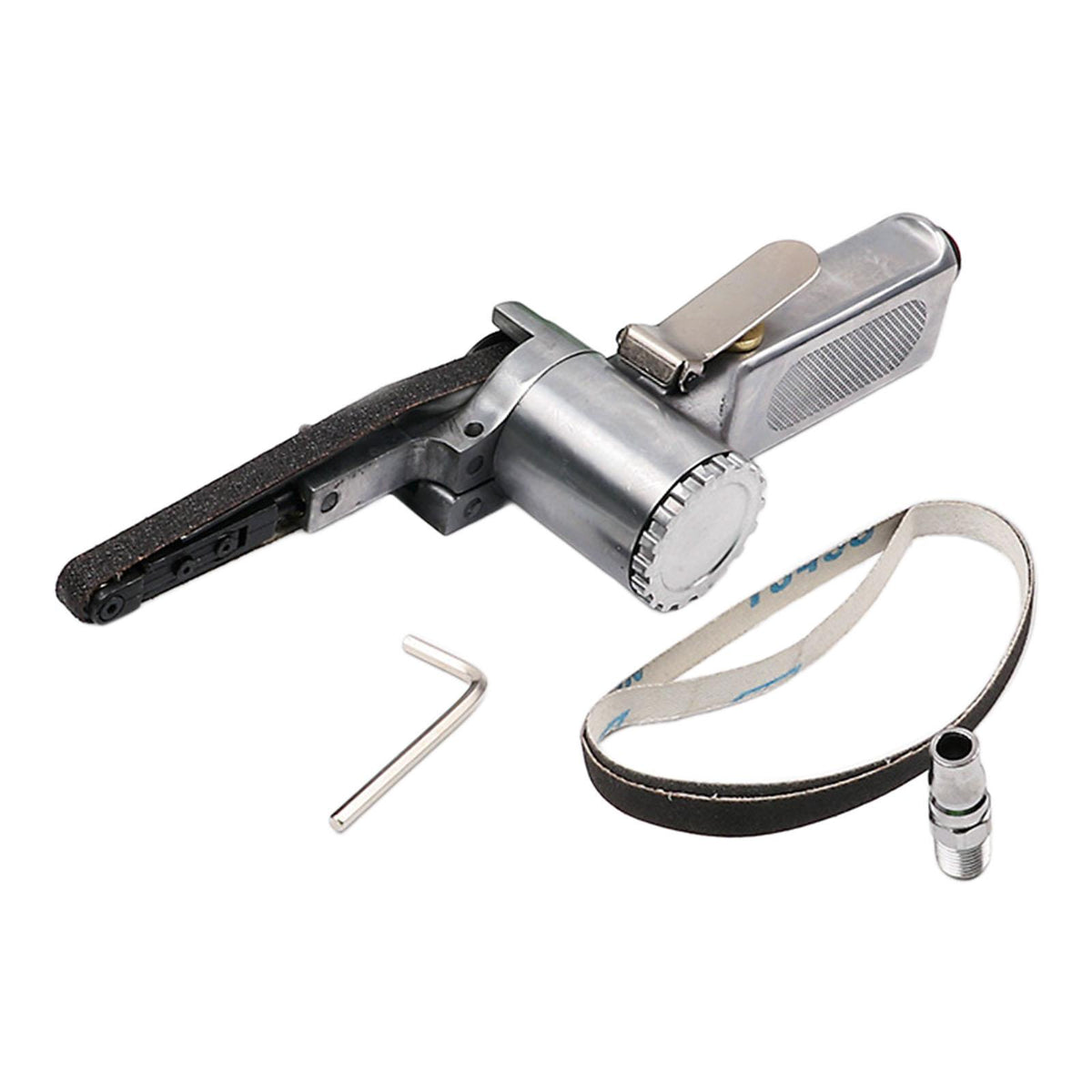 Maxbell Mini Belt Grinder Belt Sander Machine for Woodworking Grinding Polishing 10mm Belt Sander