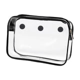Maxbell 2xClear Inner Bag Makeup Bag Women Tote Bag for Outdoor Travel 17cmx12cmx5cm