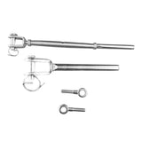 Maxbell Cables Railing Kit for Wood Post Railing Hardware for Repairing Stair Railing