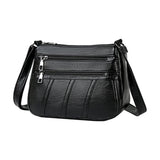 Maxbell 2x Ladies Cross Body Bag PU Leather Messenger Shoulder Handbag Long Strap