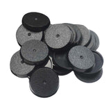 Maxbell Gaming Miniatures Bases 1.10inch Mini Table Games Black Game Figures Display 20pcs