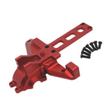 Maxbell Aluminium Rear Gearbox Cover Replaces for H6V3 M162 M163 1/16 RC Crawler Car Red