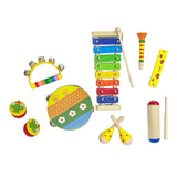 Maxbell Montessori Music Toy Percussion Sets Wooden Music Sets Drum Toy for Gift