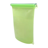 Maxbell Silicone Food Storage Bag Breastmilk Freezer Bags for Cereal Vegetable Fruit Green
