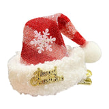 Maxbell Christmas Hair Clip for Women Unique Hair Pin for Party Fancy Dress Festival Red Silver Stripes