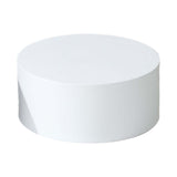 Maxbell Round Mannequin Display Pedestal Stand for Clothing Store Dressing Room Home White