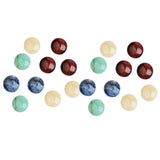 Maxbell 20 Pieces Jewelry Making 8mm Half Round Gemstone Cabochon Stone DIY  Charms