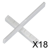 Maxbell 18xClassical Guitar Bone Saddle Nut Slotted Set