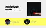 Bike Smart Brake Sensing, light-emitting diode Rear Light, Waterproof, Universal Universal Charging PortC-type port, Night Riding Blue other