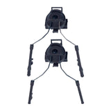 Maxbell Helmet Rail Adapter Hearing Protection for Hunting Outdoor Activities Adults Black