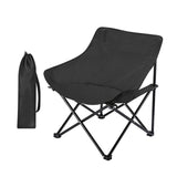 Maxbell Folding Camping Chair Nonslip Portable Foldable Chair for BBQ Fishing Hiking Black