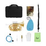 Maxbell BB Trumpet Standard Trumpet Set Trumpet Instrument for Musical Gifts Parties