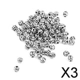 Maxbell 3x100pcs Antique Silver Alloy Pumpkin Spacer Beads 4mm