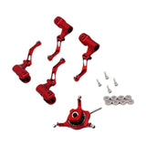 Maxbell RC Helicopter Swashplate Set Easy Installed RC Aircraft Accessories for K170 Red