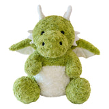 Maxbell Soft Cartoon Flying Dragon Pillow Doll Chinese New Year Decoration for Party Green