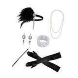 Maxbell Women 1920S Accessories Set Headband Props for Carnival Fancy Dress Style D