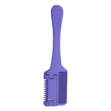 Maxbell Maxbell Hair Razor Comb 2 in 1 Hair Cutter Razor Comb for Salon Hair Cutting Styling violet