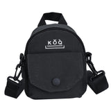Maxbell Women Canvas Phone Bag Unique Mini Handbag for Birthday Gift Shopping Dating Black