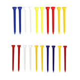 20Pcs Premium Plastic Golf Tees Crown Claw Tee Replacement Assorted