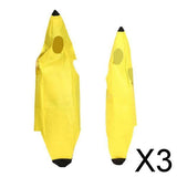 Maxbell 3x2x Adults Child Banana Costume for Carnivals Party Stage Performance
