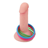 Maxbell Set 1pc Dicky Ring Toss+10Pcs Straws+1pc glasses f/ Bachelorette Party Hen Night