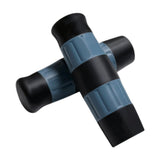 Maxbell Motorcycle Handle Grips for 1 inch Handlebars TPU Covers Black Blue
