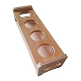 Maxbell Shot Glass Storage Holder Cup Stand Mug Cup Rack for Bar Tabletop Countertop Painted Surface
