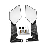 Maxbell Motorcycle Mirrors Wide View Rotating Adjustable Accessories Wing Mirrors