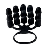 Maxbell 6xFingers Exerciser Stretcher Finger Strengthener Piano Hand Grip Strengthener Black