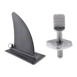 Maxbell Kayak Skeg Tracking Fin Integral Fin with Fin Screw and Plate Set for Boat - Aladdin Shoppers