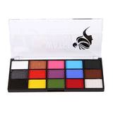 Maxbell 4xFace Body Paint palettes Facepaints Watercolor for Christmas Halloween
