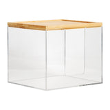 Maxbell Tissue Box Acrylic Waterproof Napkin Dispenser for Hotel Living Room Kitchen
