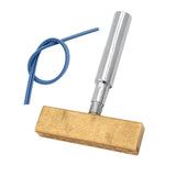 Maxbell Soldering Iron T Shape Tip Head Spare Part Hot Press Tool for Repairing Soft Wires With Strip