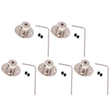 5 Set Rigid Flange Coupling Motor Guide Shaft Coupler Motor Connector 5mm