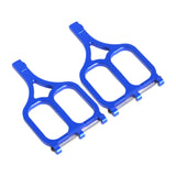 Maxbell 2 Pieces DIY Modified Compatible Upper Suspension Arms for 1/10 Trucks Model Blue