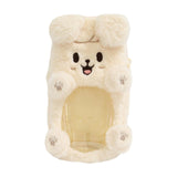 Maxbell Plush Photocard Holder Portable Protector Hanging Decoration Protective Case Dog