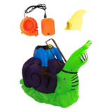 Maxbell Inflatable Costume Ride Snail Blow up Costume for Stage Performance Festival Children