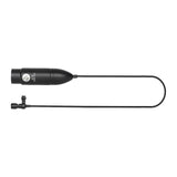 Maxbell Lapel Microphone Sturdy XLR Collar Clip Microphone for Blocking Noise Podcaster 3m